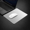 Double Side Metal Aluminum Mouse pad Mat Hard Smooth Thin Waterproof Fast and Accurate Control PU Mousepad for Office Home