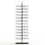 Import Double sides Metal Wire Baseball Cap Display Rack 24 Tiers Hat Floor Display Stand from China