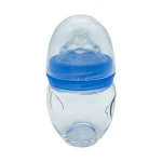 eco-friendly BPA free OEM wide neck glass baby juice bottle newborn baby feeding bottle
