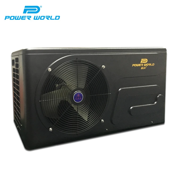 Eco-friendly thermostat compact DC inverter pool heater small swimming pool heat pump water heater