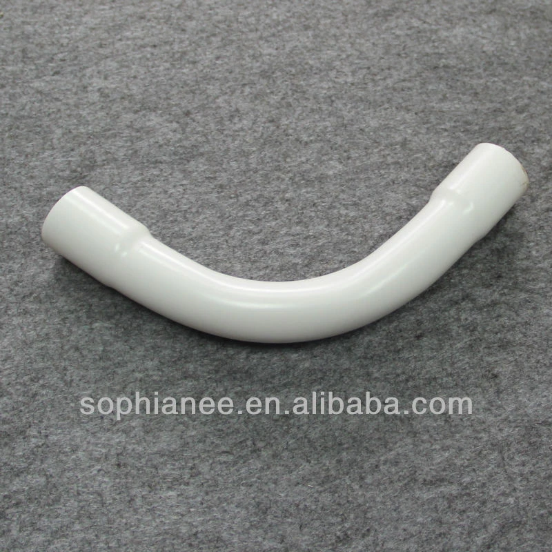 Electrical PVC Conduit Fitting 90 Long Sweep Bend Elbow Plastic Female FORGED