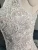Import Elegant mermaid spaghetti straps beaded lace v neck top quality wedding dress with flower train from China