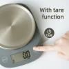 elegant stainless steel Units with Tare Function food scales accurate digital kitchen scale
