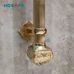 Elegant style gold color door pull handle brass front door handle