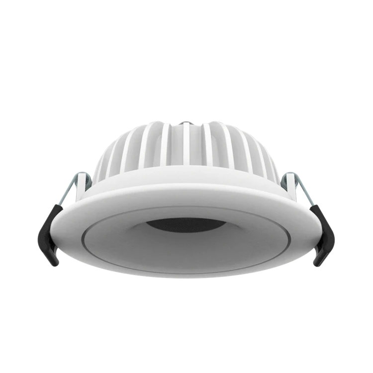 Emergency And Back Up Antiglare Led Recessed Round 7w 9W 10W Cob Down Light Customize Tricolor Downlight