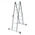 Import EN131 &amp; GS  4x3  multi-purpose aluminium combination ladder from China