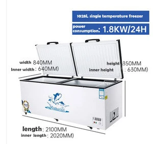 Energy saving and environmental protection freezers refrigerator on sale refrigeration equipment deep freezer