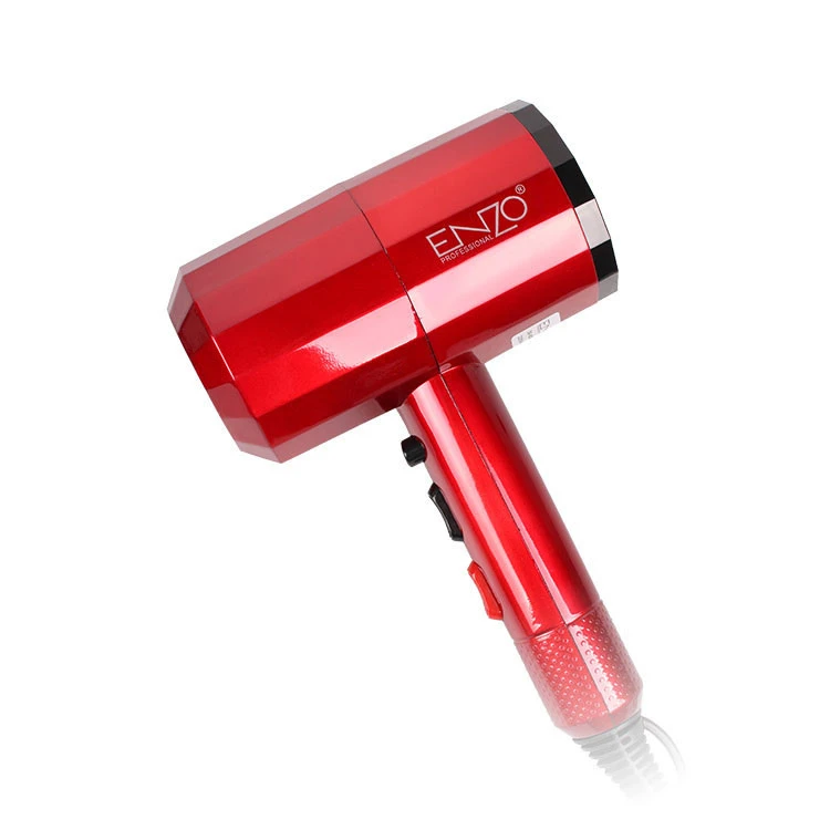 ENZO Professional salon red hammer shape shine 6000 watt powerful digital motor smoothing nozzle fast drying magic hair dryer