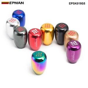EPMAN Sport Universal Colorful Aluminum Racing Gear Knobs for Most Cars Shifter Knobs EPSK019S5