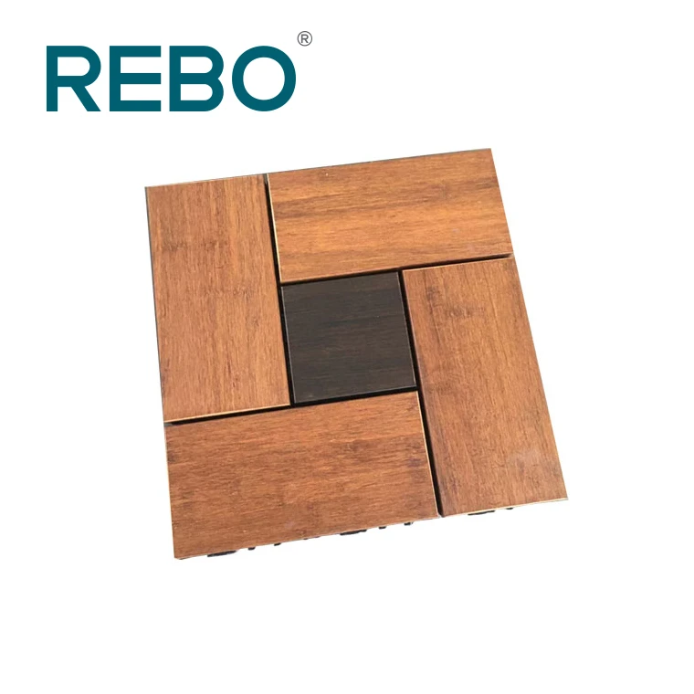 EU standard popular parquet bamboo flooring tile