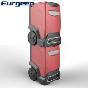EURGEEN  Energy Star Lgr Commercial Dehumidifier with Automatic Purge Pump Drainage Hose Handle and Wheels