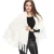 Import Europe and the United States autumn and winter new hand-woven imitation rabbit fur tassel triangular bride fitted fur shawl from China