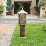European antique led solar villa garden light