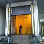 Everbesten High Quality Sponge Fixed with Top Curtain Pvc head Adjustable Dock Seal