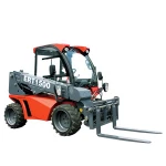 Everun Hot Sale 1.35ton ERT1500 Side Lift Boom Rotating Mini Compact Chinese Telehandle Telescopic Forklift for sale
