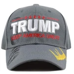 Exclusive Trump Keep America Great/Make America Great Again 3D Signature Cap