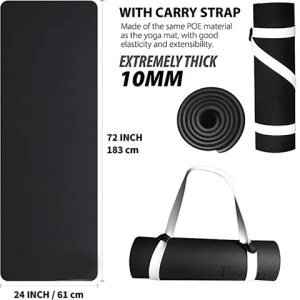 Extra Thick 2/5 Inch 10MM yoga mat eco material yoga and pilates mats premium yoga mats