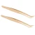 Import Eyelash Extension Tweezers Set-Precision Tweezers for 2D-6D Volume Individual False Lashes Extensions Champagne gold Nipper from China