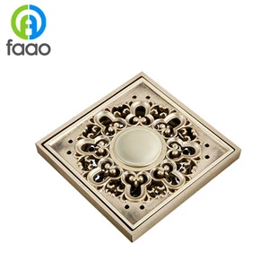 FAAO high-quality stainless steel shower floor grate drain