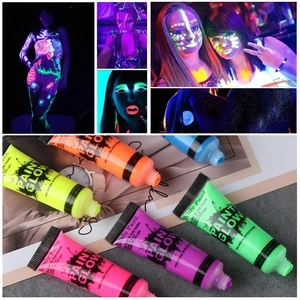 Facial Painting Luminous Makeup Fluorescent Body Paint Glow in The Dark Pigments