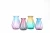Import Factory 25cm colorful hot sale glass flower vase glass bottle from China