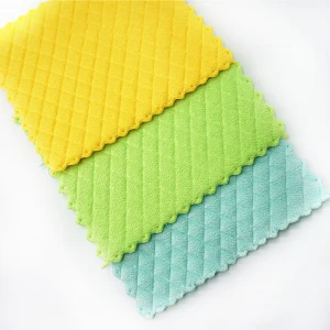 factory audit China table cleaning cloths supplier new design  soft touch microfiber cleaning cloth towel with custom logo