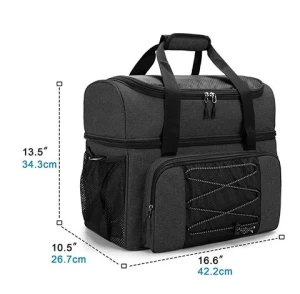 Factory Customisable Indoor Sport Storage Tote Two 2 Ball Bowling Bag with Padded