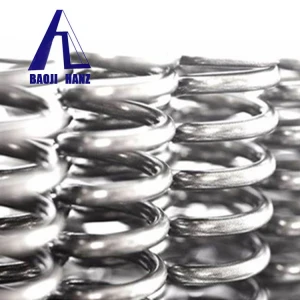 Factory customized high pressure titanium coil spring on sale