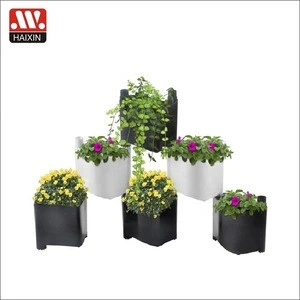 Factory direct cheap price good quality flower pot wholesale plastic pp  balcony plant flower pot planter garden flower pot