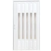 Factory direct Living Room Divider Glass PVC Accordion Doors Fast Delivery