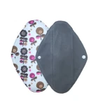 Factory Direct Sales Washable Aunt Pad Bamboo Charcoal Sanitary Napkin Bamboo Cotton Menstrual Pad