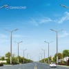 Factory  hot dip galvanized steel street lighting pole and outdoor lamp post from professional manufacturer