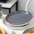 Import Factory oem custom printed 8.5 inch underglazed ceramic round plate from China