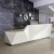 Import Factory Price Modern white solid surface stone office reception desk from China