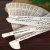 Import Factory price personalized classic style natural  wedding folding hand fan spanish wooden hand fan for cheap promotional from China
