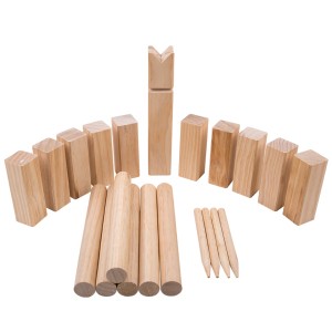 Factory Supply Attractive Price China Wooden Natural Pinewood Kubb Game