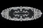 Factory Wholesale embroidery oval tablecloth wedding lace table runners