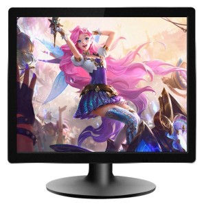 Factory Wholesale OEM 17-Inch Computer Monitor Black Flat TFT Screen LCD Display for Home Office School Gaming CCTV PC Monitor