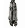 Factory Wholesale Plush High Quality Animal Skin Silver Fox Fur
