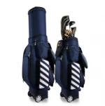 Fairway Golf Stand Bag With Wheels , Waterproof Golf Carry Bag for Male Adult Golf Accessory Sport