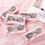 Fake Eyelash Girl Natural Simulation Short Style Full Fairy Fish Tail Cotton Thread Soft Stem 2 Pairs