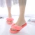 Import fancy plush embroidered flip flop girls slippers from China
