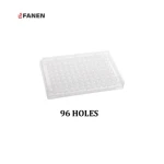 Fanen Lab Consumables Disposable PS Clear 96-wells V Bottom Cell Petri Dish Tissue Culture Plate