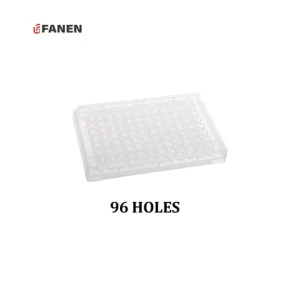 Fanen Lab Consumables Disposable PS Clear 96-wells V Bottom Cell Petri Dish Tissue Culture Plate