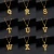 Fashion gold plated women A_Z initial letter alphabet Stainless Steel necklace Zinc Alloy necklace pendent jewelry