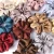 Import Fashion Luxury Solid Thick Satin Hair Accessories Women Ponytail Elastic Hair Bands Hair Ties Scrunchies from China