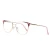 Fashion Myopia Anti Blue Blocking Glasses Lens Retro Personalized Metal Eyeglasses Frames