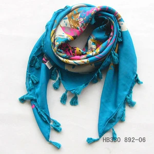 fashion polyester square scarf silk scarf shawl