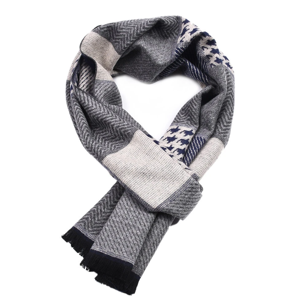 Fashion winter wholesale warm wool men scarf shawl