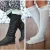 Import Fashion Women&#39;s Leg Warmers Knee High Crochet Knitted Cotton Lace Trim Boot Socks with Button from China